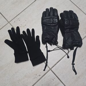 OBERMEYER Leather skiing snowboarding Gloves